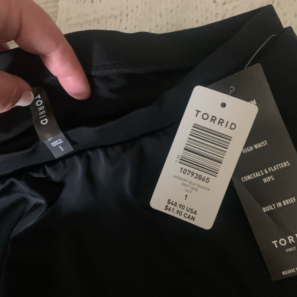 Torrid swim skirt size 1